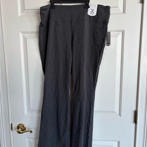 Xersion Gray Quick-Dri Women's Plus Size Yoga Pants